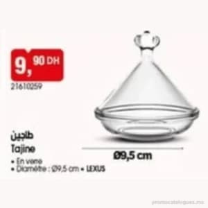 Tajine en verre