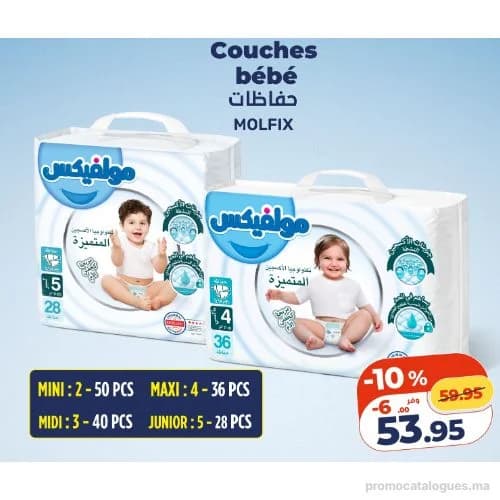 Couches bébé Molfix