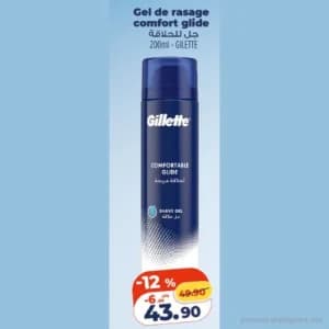 Gel de rasage comfort glide Gillette