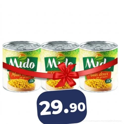 Maïs doux en grains MIDO 150g x3