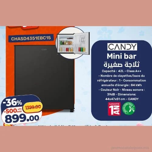 Mini bar CANDY 42L