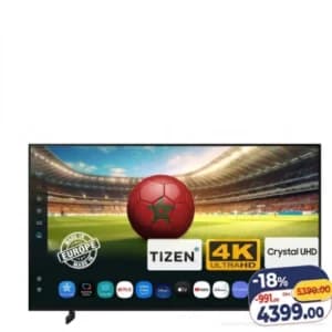 تلفاز ذكي سامسونج 55 بوصة 4K Ultra HD