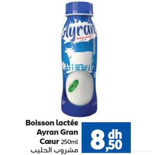 Boisson lactée Ayran Gran Cœur