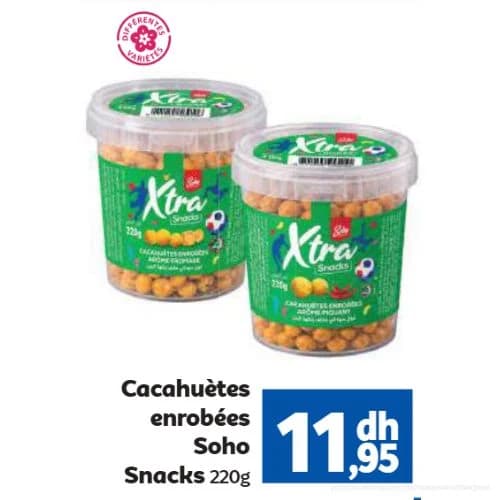Cacahuètes enrobées Soho Snacks