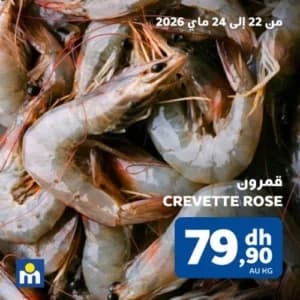 Crevette rose
