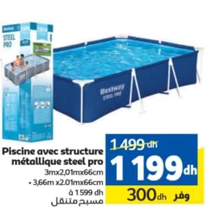 Piscine avec structure métallique Steel Pro
