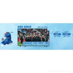 تلفاز Haier 50'' LED 4K HDR Google TV H50K85 + Pack Goodies