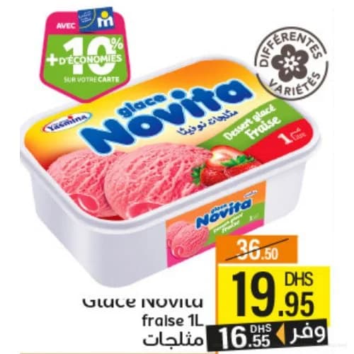Glace Novita Fraise