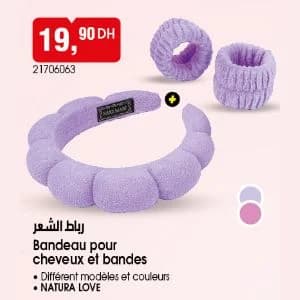 Bandeau pour cheveux et bandes