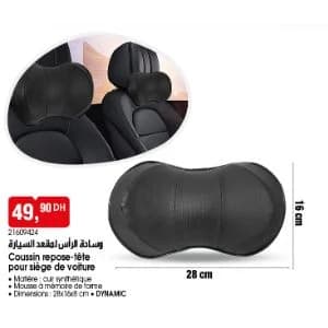 Coussin repose-tête pour siège de voiture
