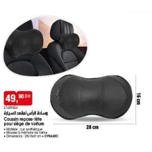 Coussin repose-tête pour siège de voiture
