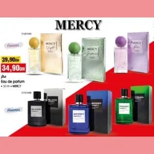 Eau de Parfum MERCY 50ml - Diverses senteurs pour Hommes et Femmes