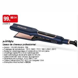 Lisseur de cheveux professionnel REXON