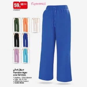 Pantalon léger pour femmes