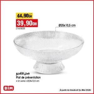 Plat de présentation