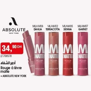 Rouge à Lèvres Matte Absolute New York