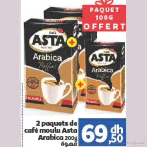 Café moulu Arabica