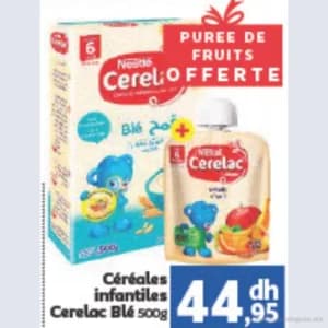 Céréales infantiles Cerelac Blé