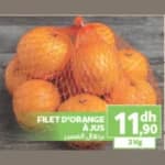 Filet d'orange à jus