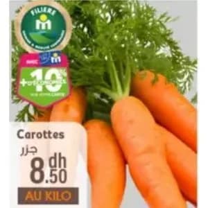 Carottes Fraîches Filière M