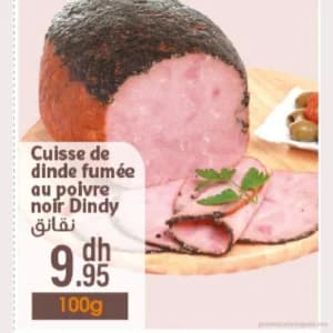 Cuisse de dinde fumée au poivre noir