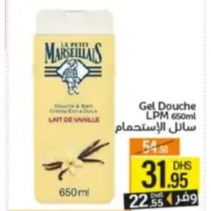 Gel Douche Le Petit Marseillais Lait de Vanille 650ml
