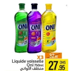 Oni Liquide Vaisselle - Pack de 3