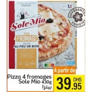 Pizza 4 fromages Sole Mio 430g