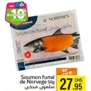 Saumon fumé de Norvège Norinsen 50g