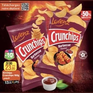 X2 Chips Crunchips Barbecue Lorenz