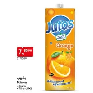 Boisson Orange Jutos