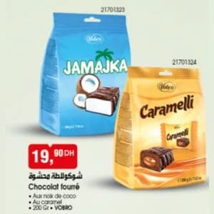Chocolat fourré VOBRO (Jamajka / Caramelli)