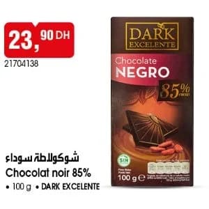 Chocolat noir 85%