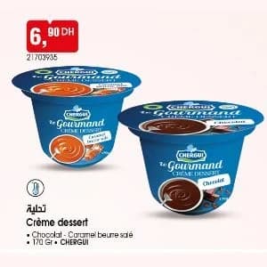 Crème dessert Le Gourmand Chergui