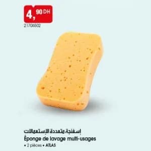 Éponge de lavage multi-usages