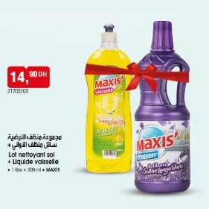 Lot nettoyant sol + Liquide vaisselle