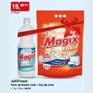 Pack de lessive main + Eau de javel