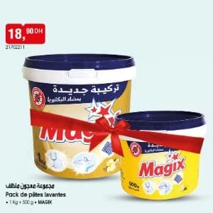 Pack de pâtes lavantes