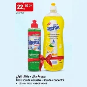 Pack liquide vaisselle + liquide concentré