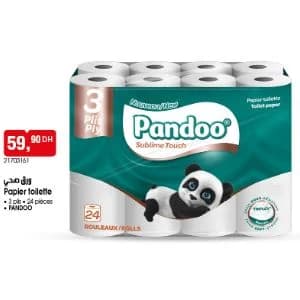Papier toilette Pandoo Sublime Touch 3 Plis