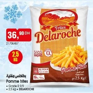 Pommes frites Delaroche 2,5 Kg