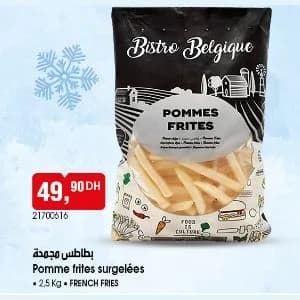 Pommes frites surgelées