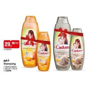 Shampoing CADUM Divers Parfums