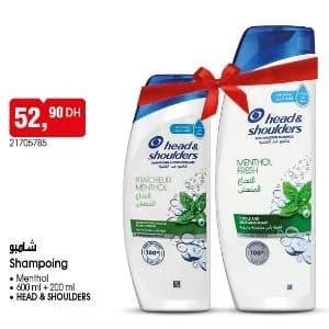 Shampoing Head & Shoulders Menthol