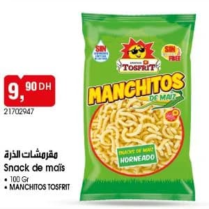Snack de maïs MANCHITOS TOSFRIT