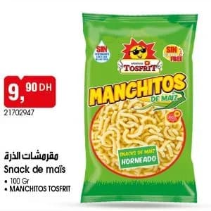 Snack de maïs MANCHITOS TOSFRIT