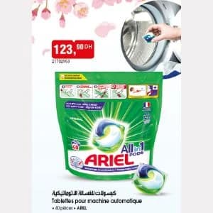 Tablettes Ariel Allin1 PODS pour machine automatique