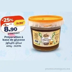 Préparation à base de glucose