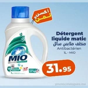 MIO Détergent Liquide Matic Antibactérien